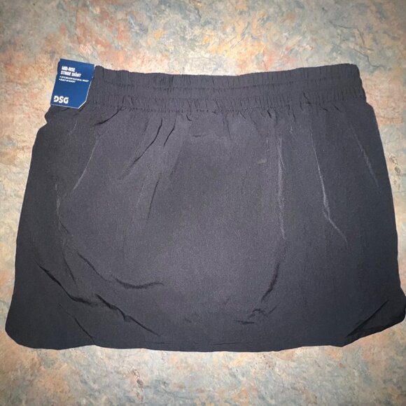 DSG Women's Mid-Rise‎ Stride Skort, Large, Black - Picture 2 of 8